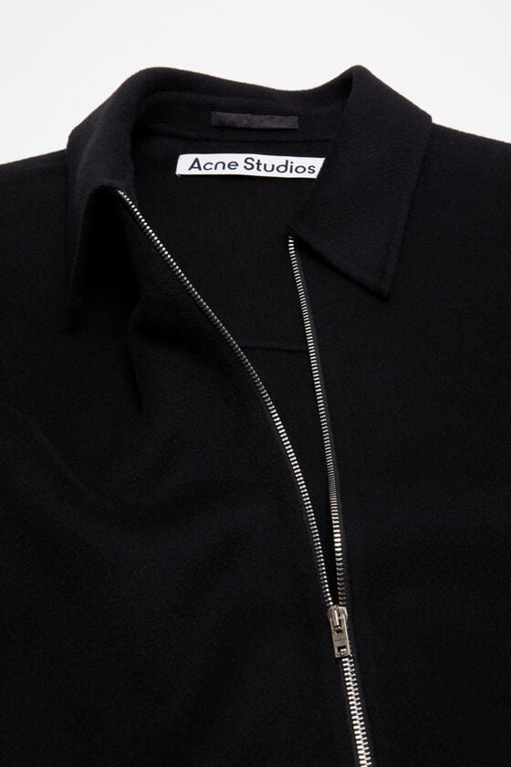 Acne Studios Jacke mit Reißverschluss aus Wolle Top Angebot