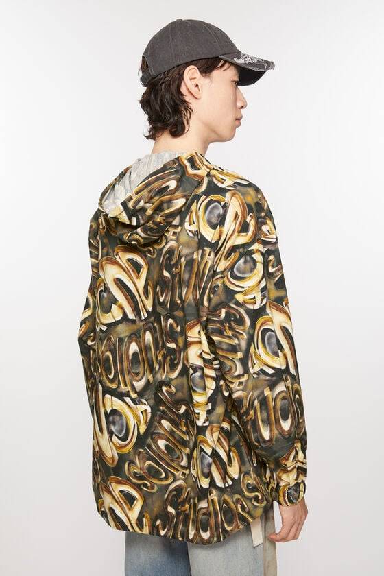 Acne Studios Kapuzen-Jacke mit Logo Zeitlich begrenztes Angebot