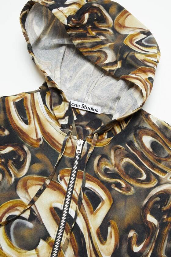 Acne Studios Kapuzen-Jacke mit Logo Zeitlich begrenztes Angebot