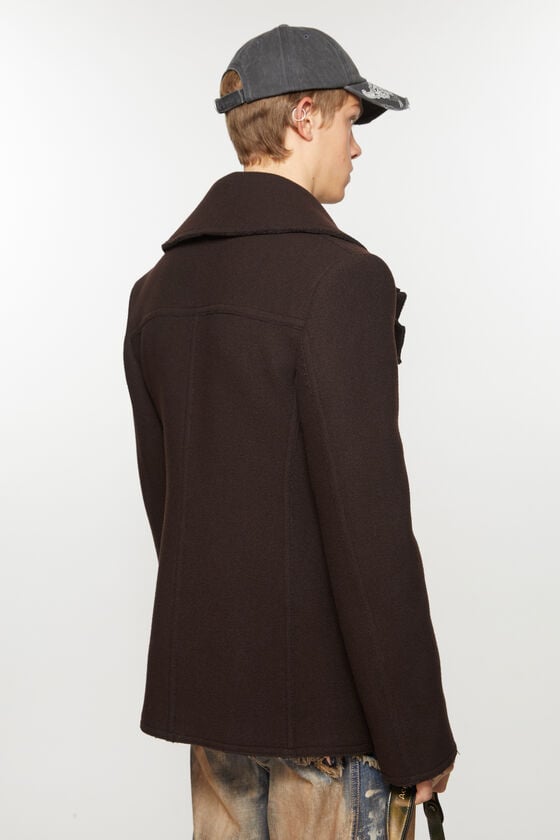 Acne Studios Wollmantel mit Reißverschluss Exklusive Angebote