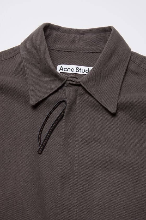 Acne Studios Twill Zipper Overshirt Jacke Neuheiten