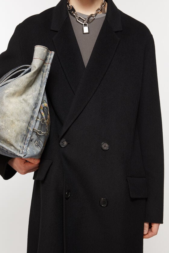 Acne Studios Zweireihiger Wollmantel Saisonale Angebote