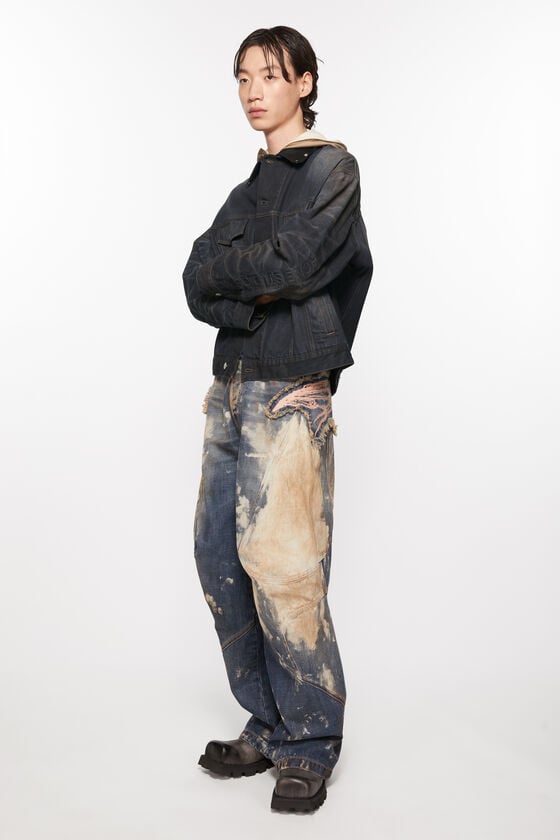 Acne Studios Jeansjacke – Übergroße Passform Räumungsverkauf