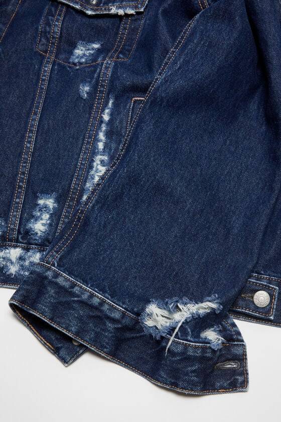 Acne Studios Jeansjacke im Distressed-Look - Entspannte Passform Kauf eins, bekomm eins gratis