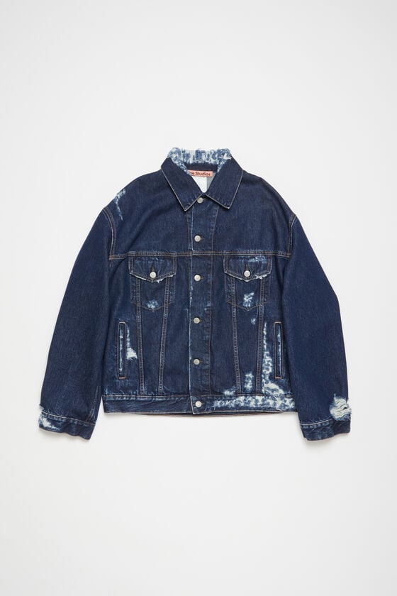 Acne Studios Jeansjacke im Distressed-Look - Entspannte Passform Kauf eins, bekomm eins gratis