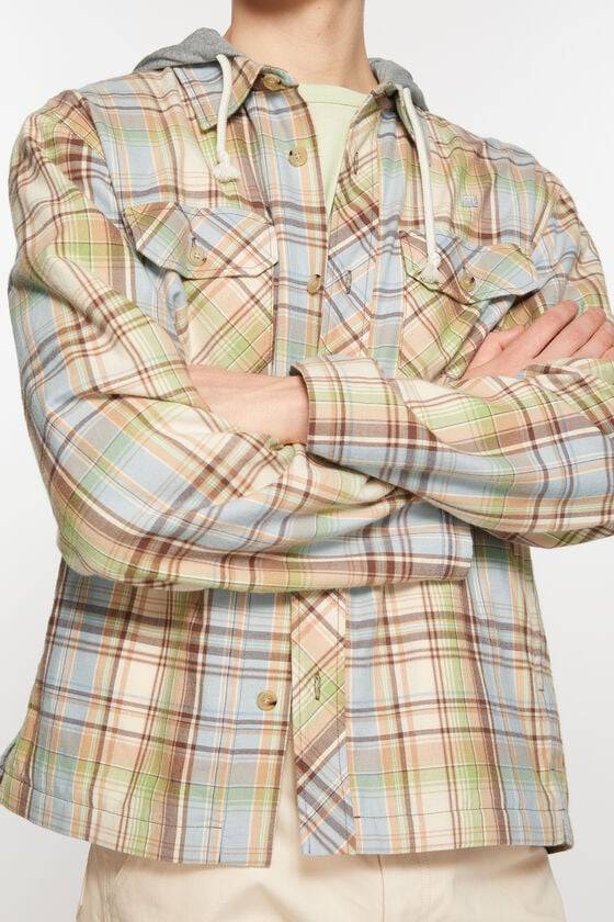 Acne Studios Überhemdjacke mit Kapuze Unisex VIP-Rabatte