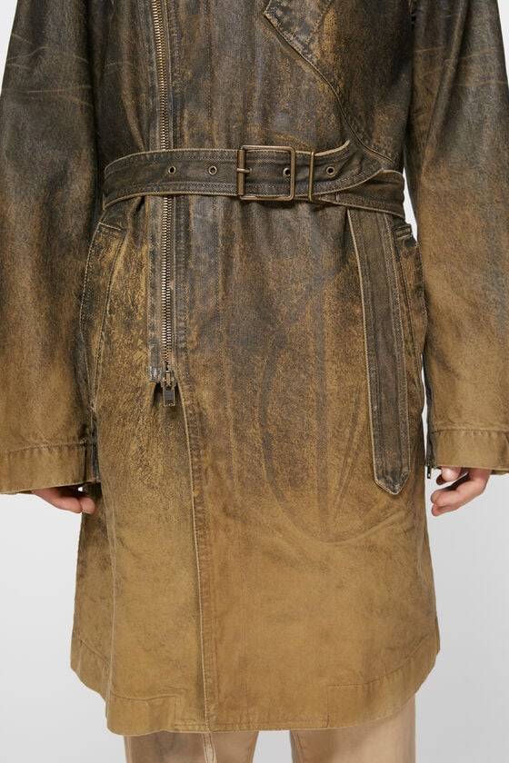 Acne Studios Jeansmantel mit Gürtel Zeitbegrenzte Promotion