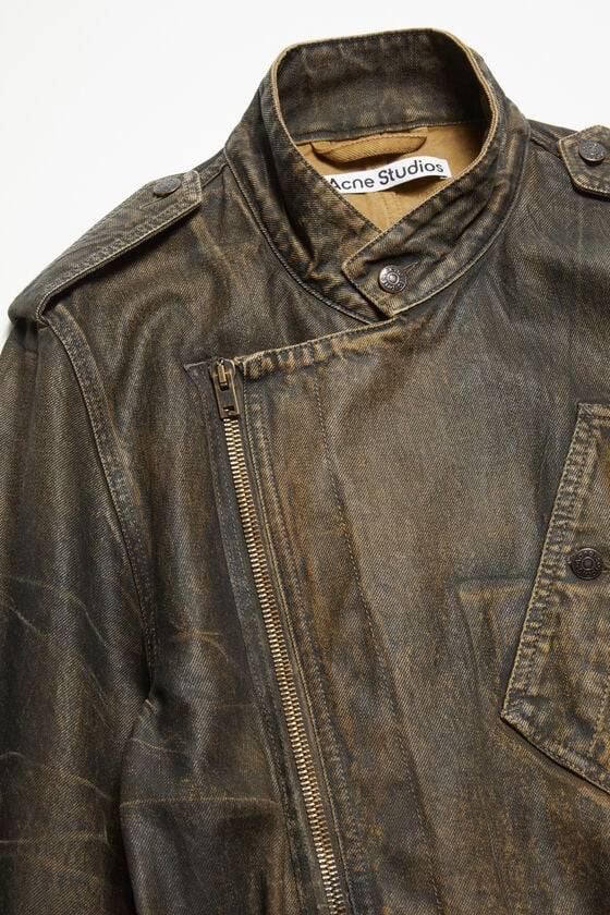 Acne Studios Jeansmantel mit Gürtel Zeitbegrenzte Promotion