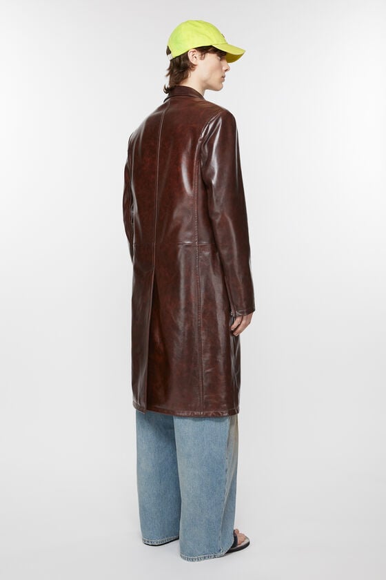 Acne Studios Ledermantel Bis zu 50% Rabatt