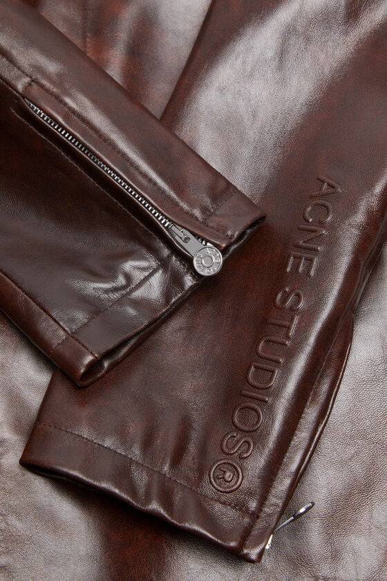 Acne Studios Ledermantel Bis zu 50% Rabatt