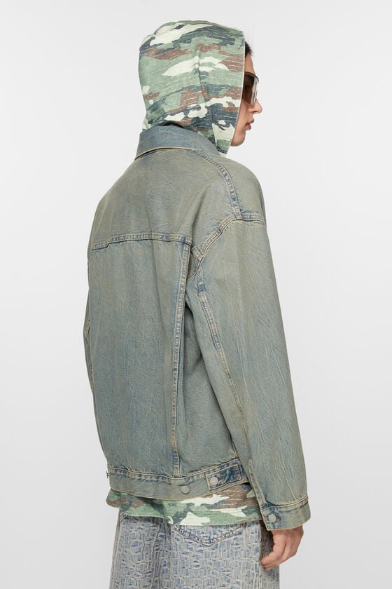 Acne Studios Oversized-Denimjacke Bis zu 65% Rabatt