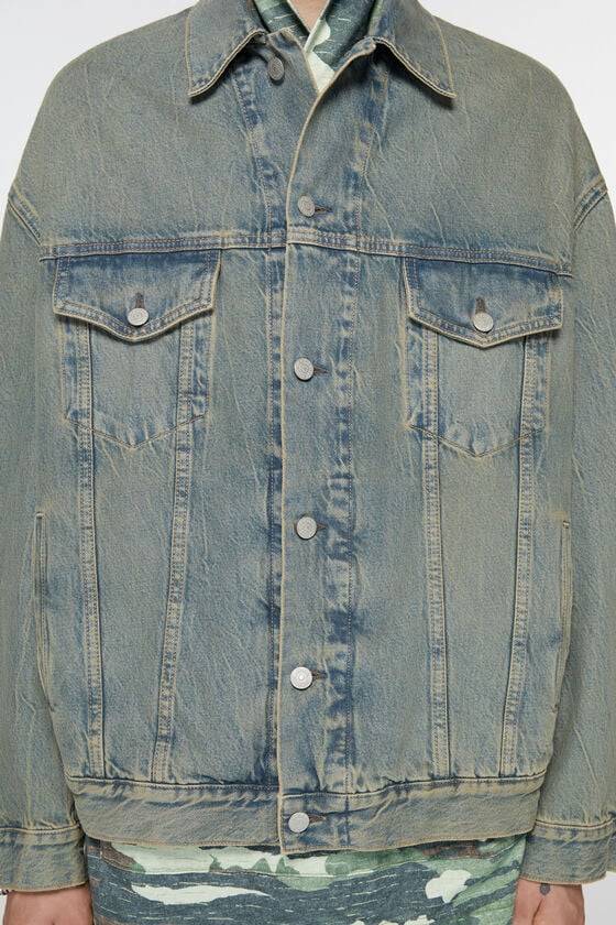 Acne Studios Oversized-Denimjacke Bis zu 65% Rabatt