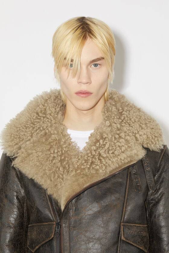 Acne Studios Lammfelljacke Vierteljährliche Förderung