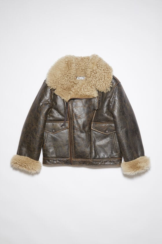 Acne Studios Lammfelljacke Vierteljährliche Förderung