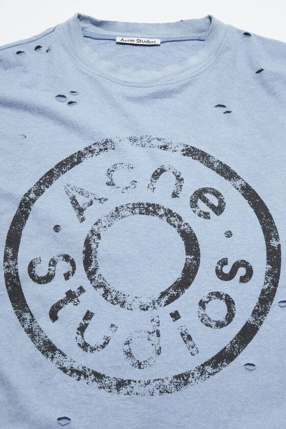 Acne Studios Logo-T-Shirt – lockere Passform Super Rabatt