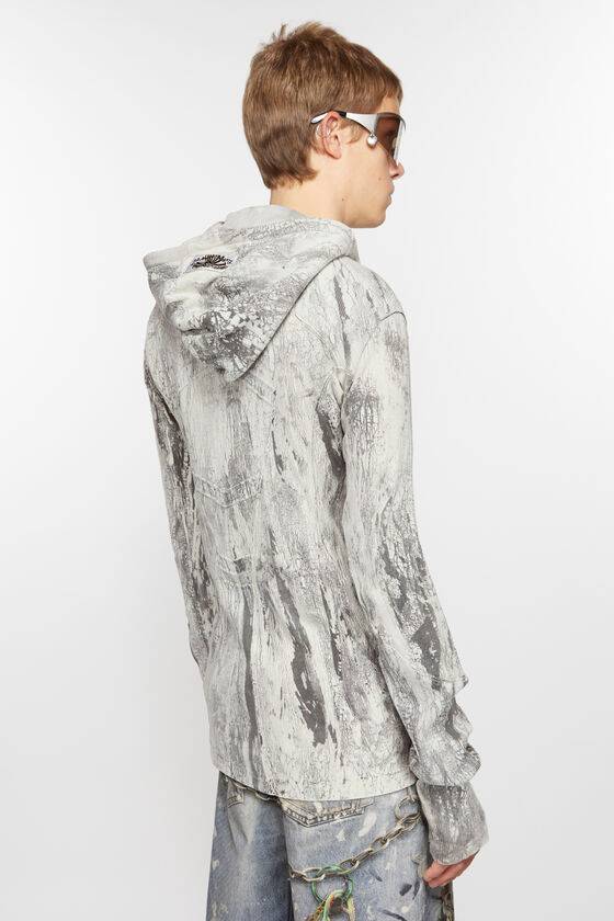Acne Studios Gefärbter Pullover mit Reißverschluss Riesige Rabatte