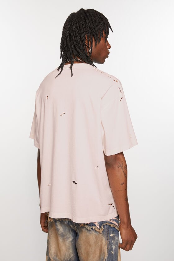 Acne Studios Logo-T-Shirt – lockere Passform 50% Rabatt mit kostenlosem Versand