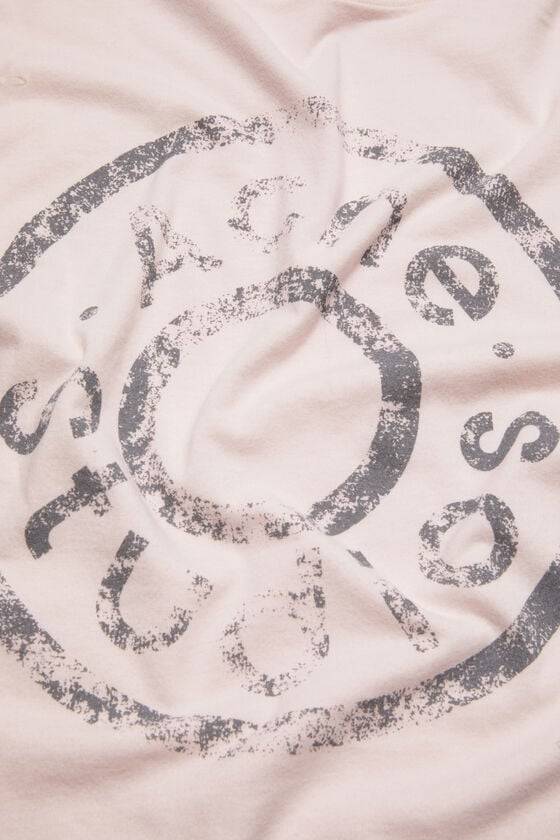 Acne Studios Logo-T-Shirt – lockere Passform 50% Rabatt mit kostenlosem Versand