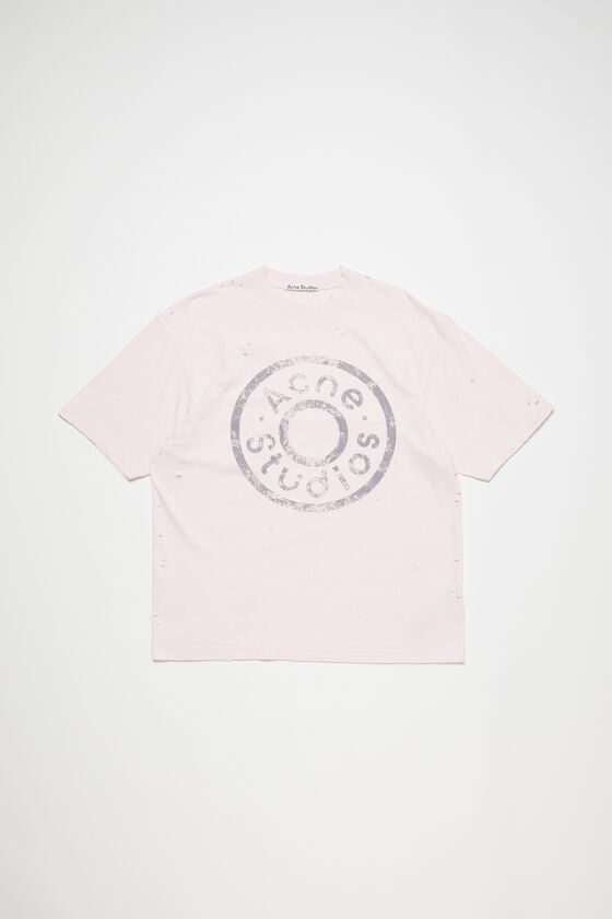 Acne Studios Logo-T-Shirt – lockere Passform 50% Rabatt mit kostenlosem Versand