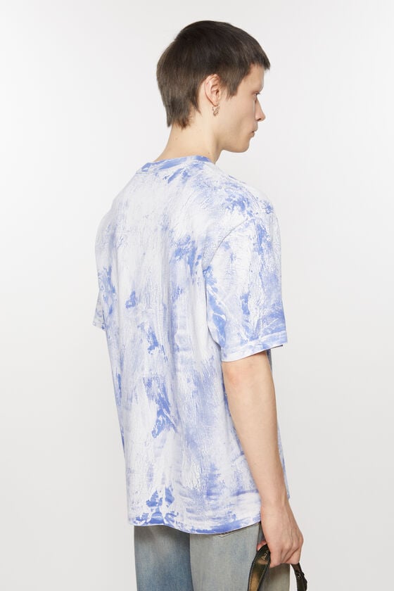 Acne Studios T-Shirt mit Gipsaufdruck Fabrikladen