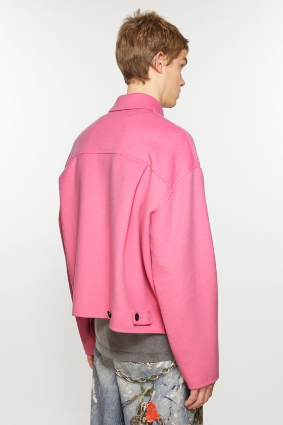 Acne Studios Jacke mit Reißverschluss aus Wolle Black Friday Preise