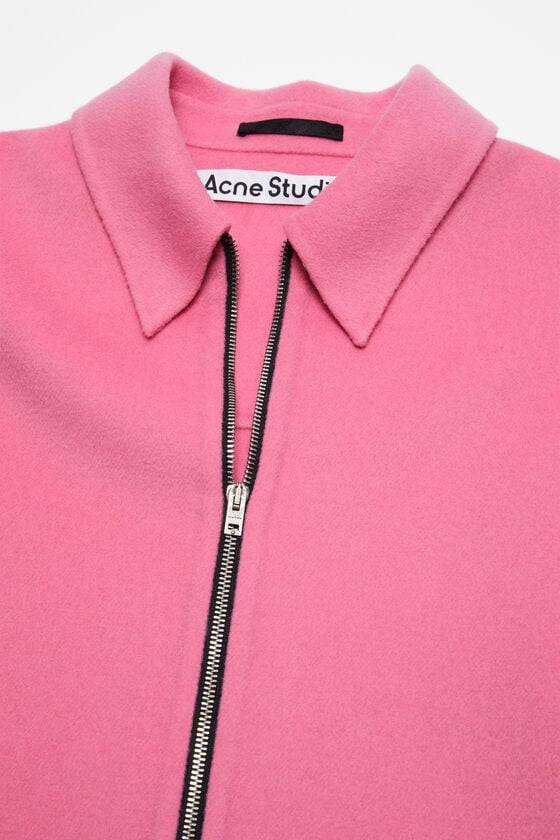 Acne Studios Jacke mit Reißverschluss aus Wolle Black Friday Preise
