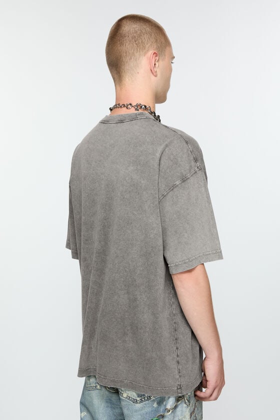 Acne Studios Verschwommenes Logo-T-Shirt - Entspannte Unisex-Passform 50% Rabatt für begrenzte Zeit