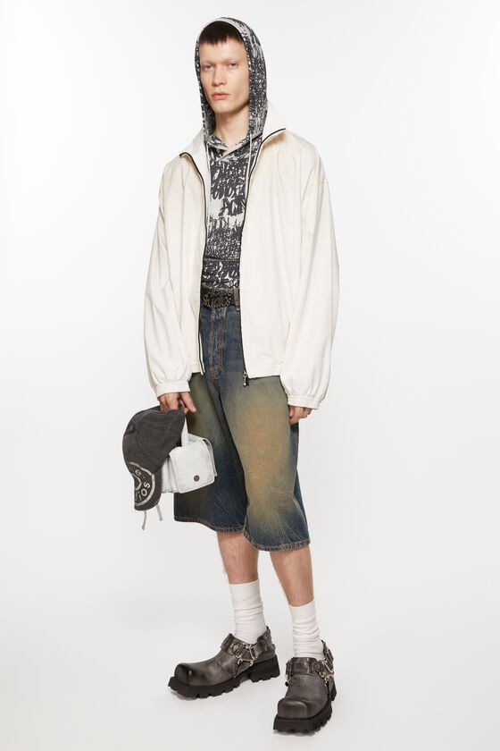 Acne Studios Jacke mit Reißverschluss und Logo 2025