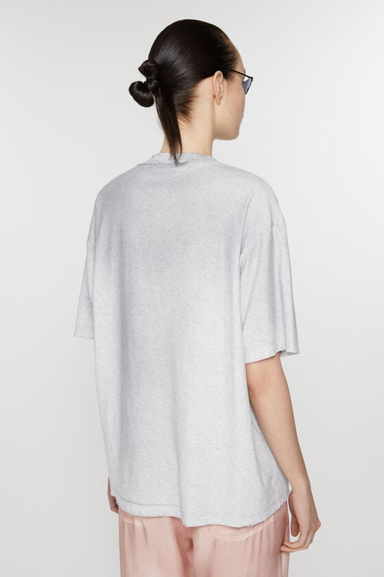 Acne Studios Logo-T-Shirt – lockere Passform Verkauf