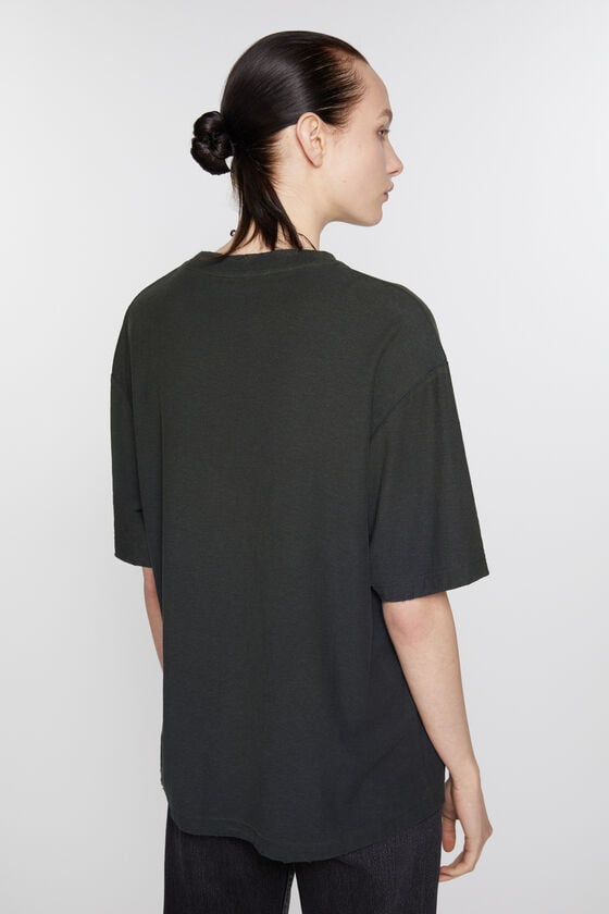 Acne Studios Logo-T-Shirt – lockere Passform Günstiger Verkauf
