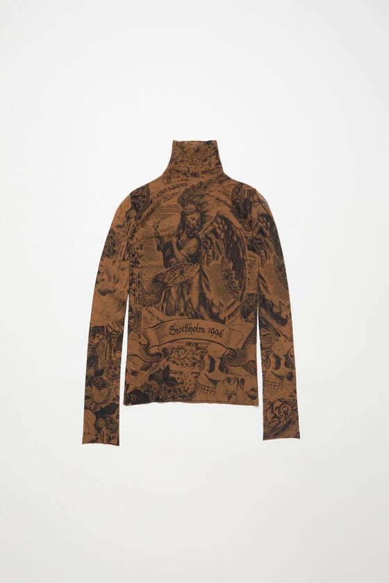 Acne Studios Bedrucktes T-Shirt Kostenloser Versand