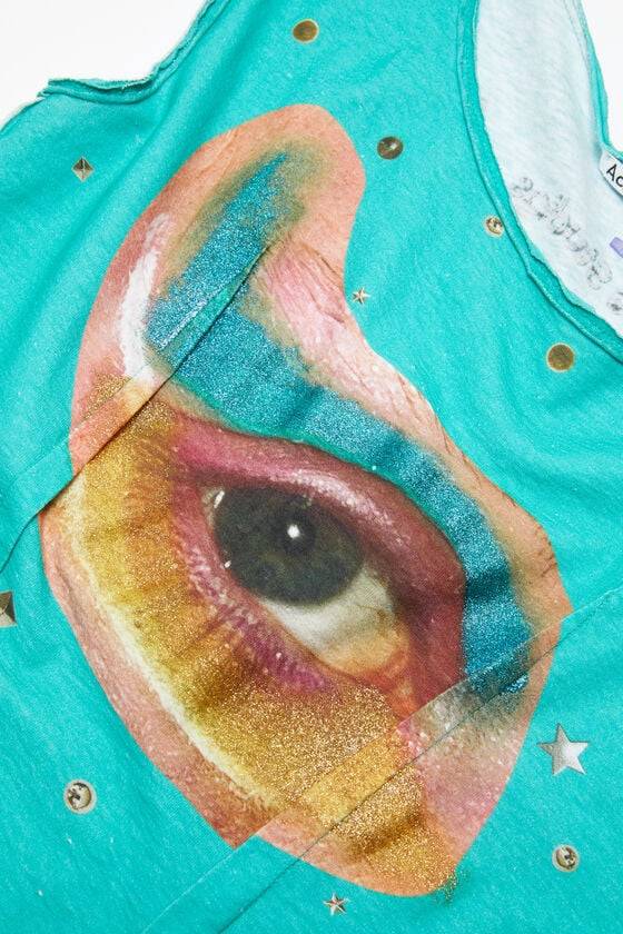 Acne Studios Bedrucktes Tanktop Fabrik Onlineshop