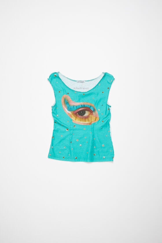 Acne Studios Bedrucktes Tanktop Fabrik Onlineshop