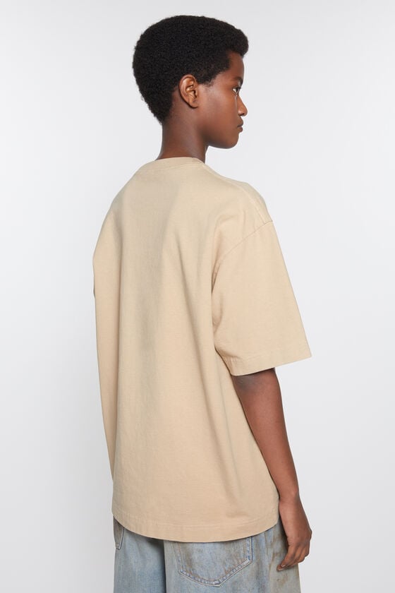 Acne Studios T-Shirt Stamp-Logo - lockere Passform Fabrikpreis