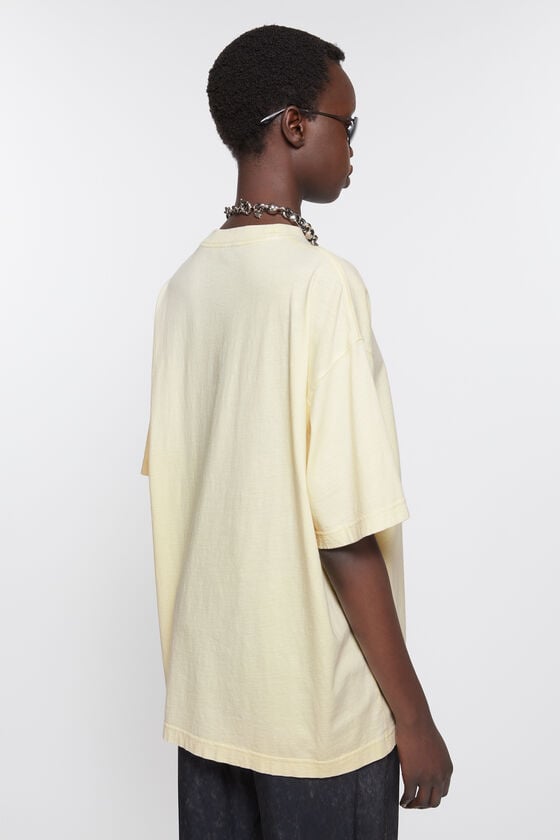Acne Studios Verschwommenes Logo-T-Shirt - Entspannte Unisex-Passform Begrenztes Angebot