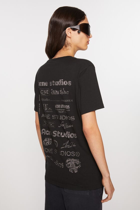 Acne Studios Logo-T-Shirt – lockere Passform Bestseller