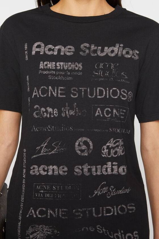 Acne Studios Logo-T-Shirt – lockere Passform Bestseller