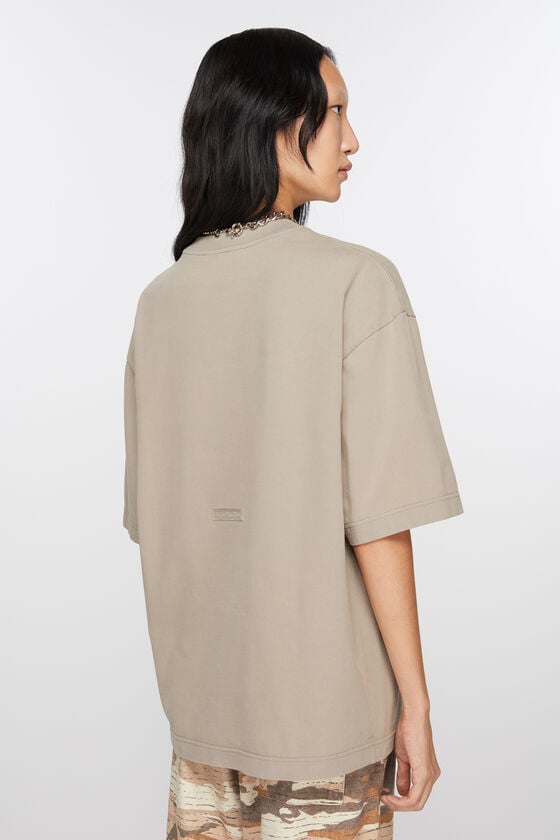 Acne Studios T-Shirt mit Rundhalsausschnitt in lockerer Passform Saisonale Angebote