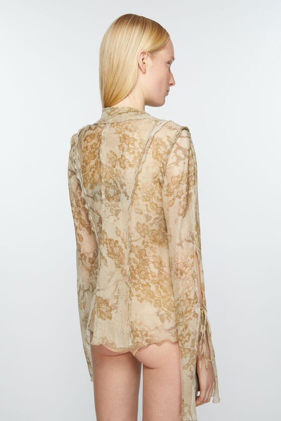 Acne Studios Bedruckte Bluse Neueste Stile