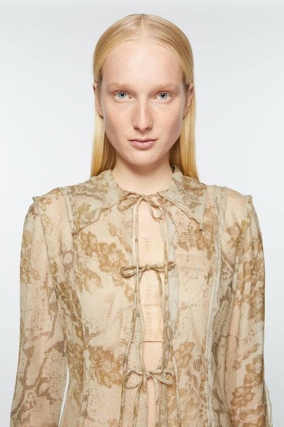 Acne Studios Bedruckte Bluse Neueste Stile
