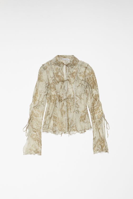 Acne Studios Bedruckte Bluse Neueste Stile