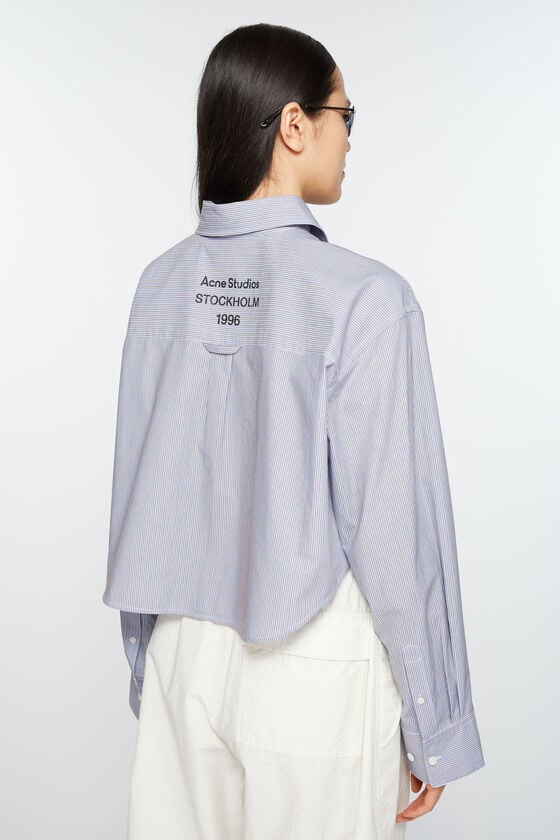 Acne Studios Jacquard-Hemd mit Nadelstreifen Letzte 2 Tage