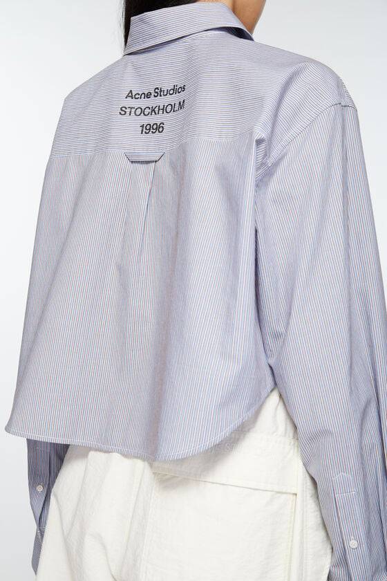 Acne Studios Jacquard-Hemd mit Nadelstreifen Letzte 2 Tage