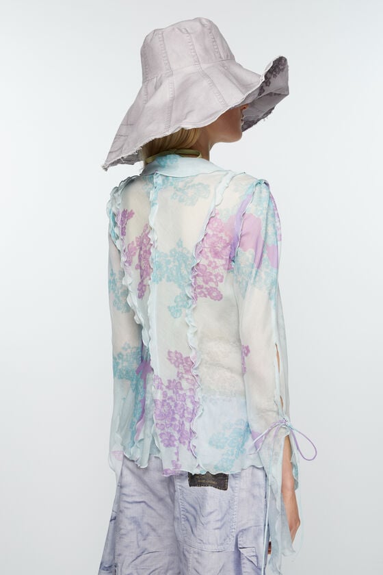 Acne Studios Bedruckte Bluse Bis zu 50% Rabatt