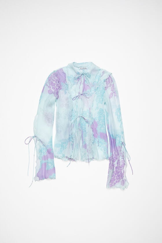 Acne Studios Bedruckte Bluse Bis zu 50% Rabatt