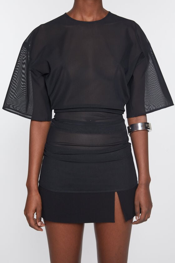 Acne Studios Mesh t-shirt Laufsteg-Show Bis zu 60% Rabatt