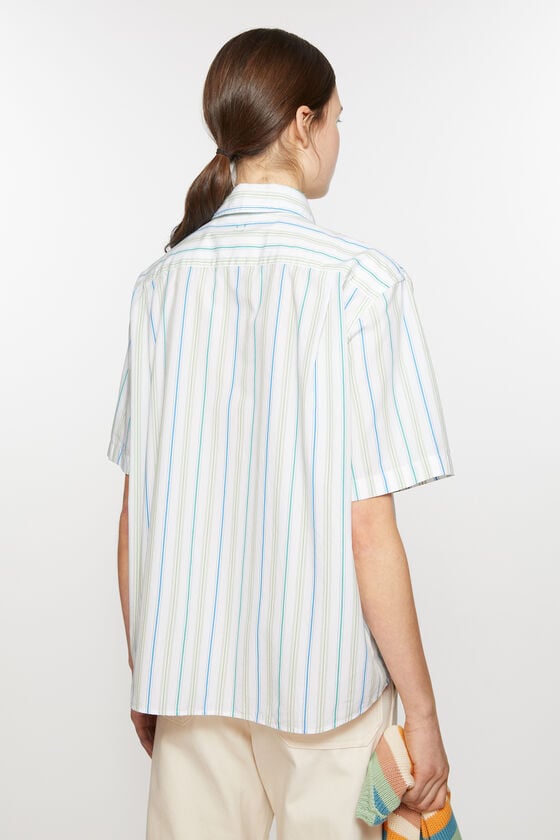 Acne Studios Gestreiftes Hemd mit Knopfleiste Unisex Riesige Rabatte