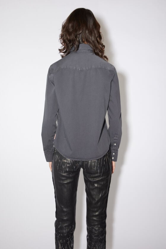 Acne Studios Jeanshemd mit Knopfleiste 2025