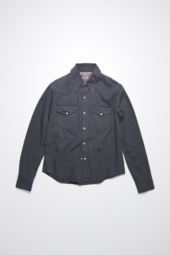 Acne Studios Jeanshemd mit Knopfleiste 2025