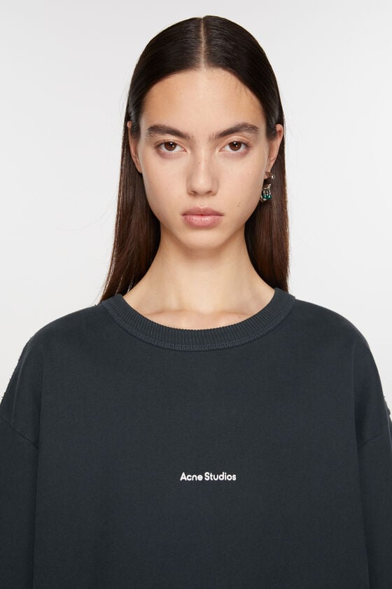 Acne Studios Sweatshirt mit Stempel-Logo Versandkostenfrei